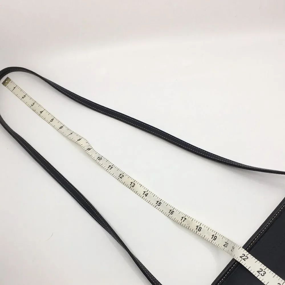 Coach Vintage 1999 Black Mimosa Zip Leather Crossbody Camera Bag - 9” x 5.5” - Picture 17 of 17
